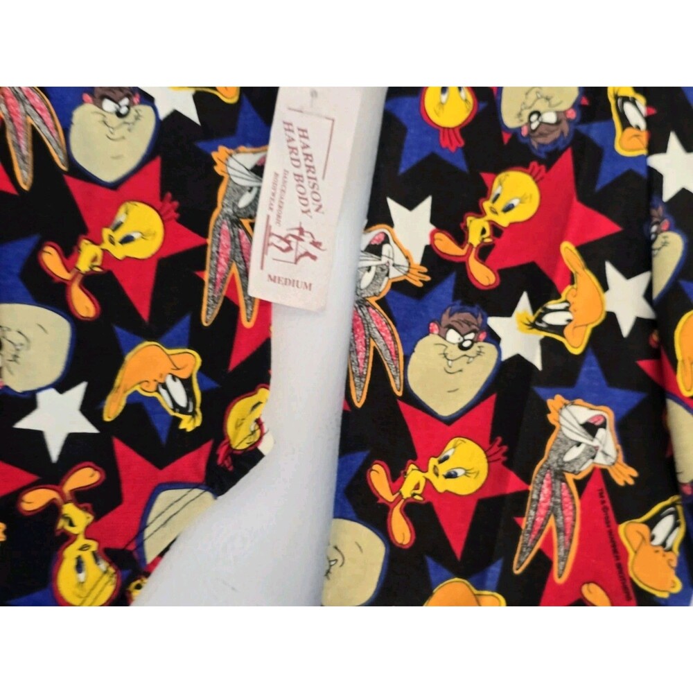 Vintage Looney Tunes Harrison Hard Body Leotard M And Shorts L Dance 90s NWT - Picture 2 of 7